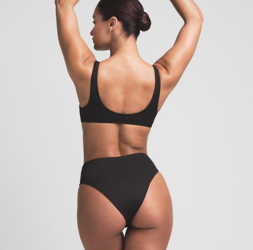 HIGH-WAISTED BIKINI BOTTOM (ONYX)